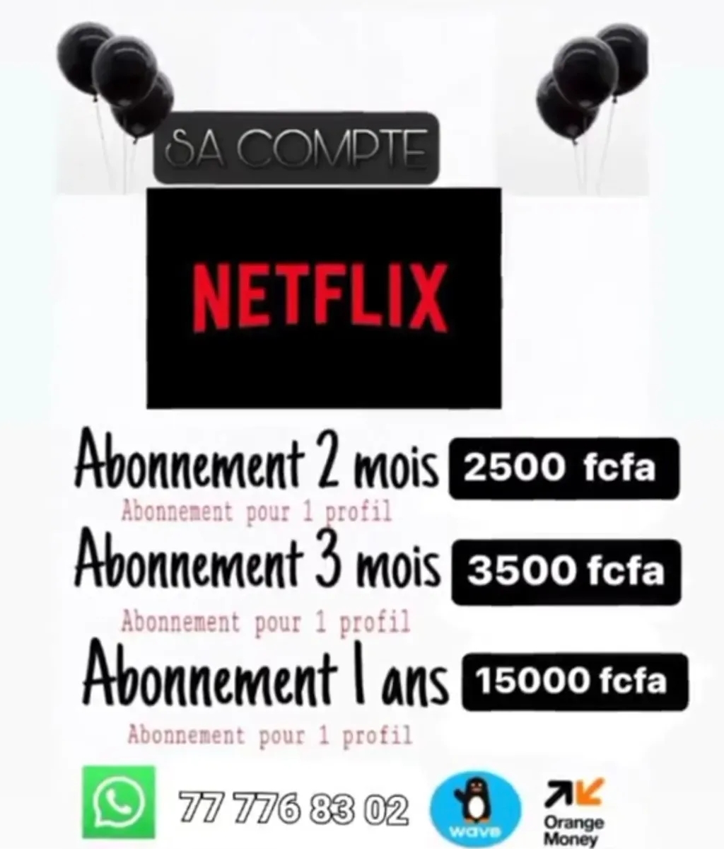 Abonnement Netflix