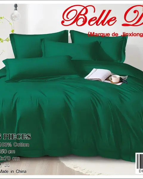 Ensemble Drap 3 Pièces 100% Coton – Qualité Supérieure – Ne Déteint Pas