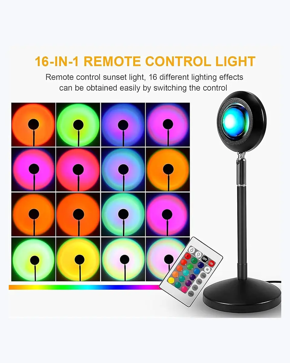 Lampe led multicolores