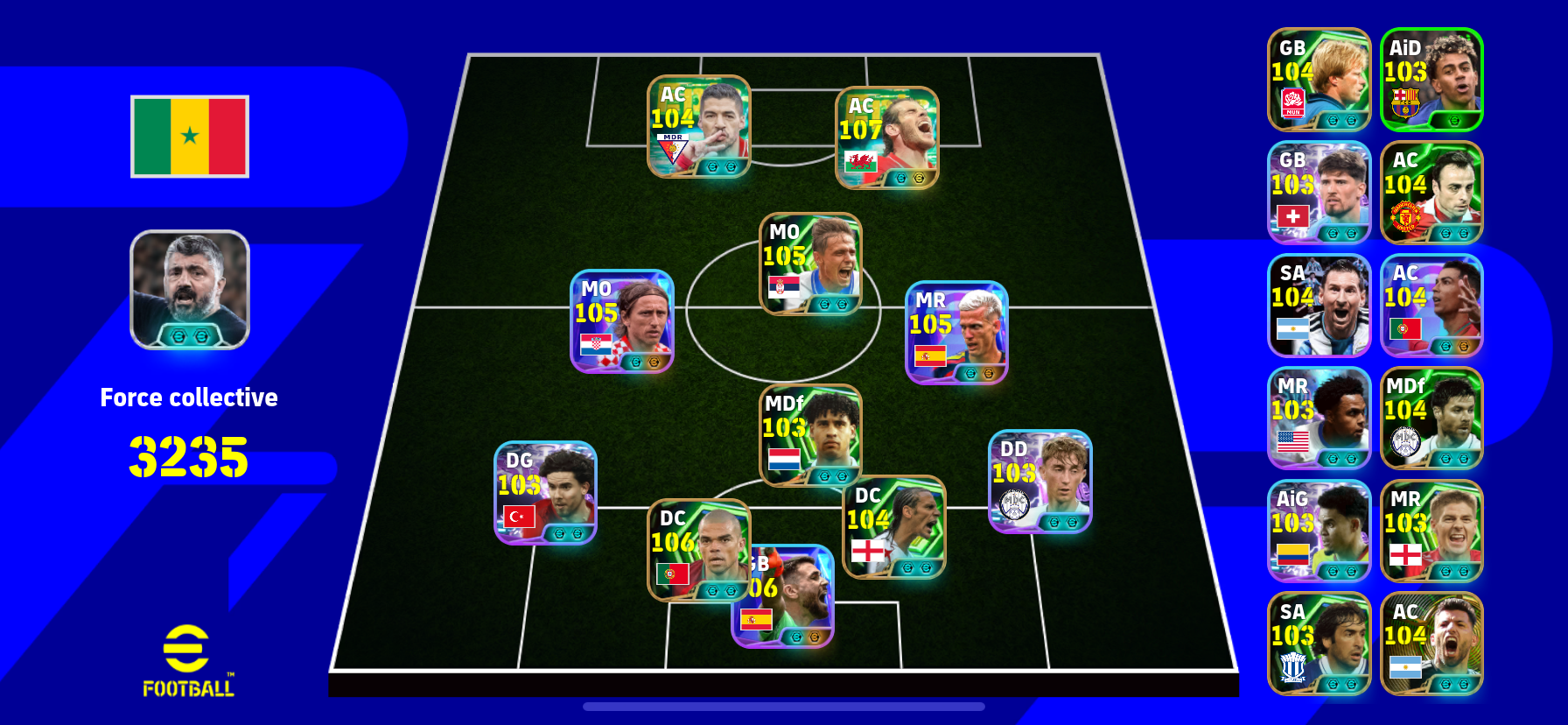 Compte efootball